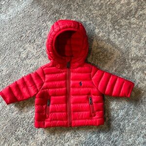 Ralph Lauren Vibrant Red Puffer Jacket